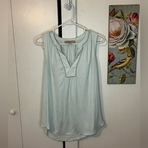 Loft Blue Sleeveless Blouse